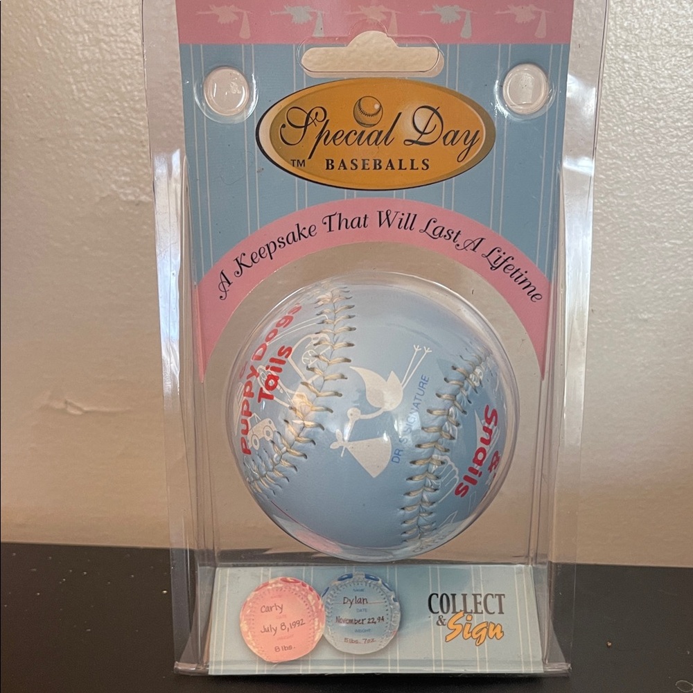 Signature Special Day Baseballs - It’s a Boy